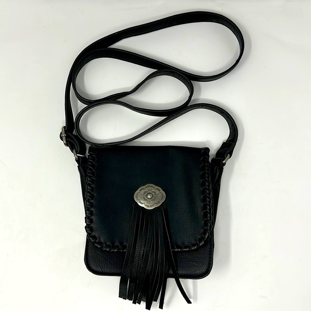 No Boundaries Concho Crossbody Handbag